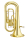 JUPITER JEP1005 Bb Marching Euphonium, lacquered