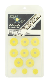 Yamaha Professional pad set for flute close keys models 5xx/6xx/7xx/8xx/9xx with C-foot