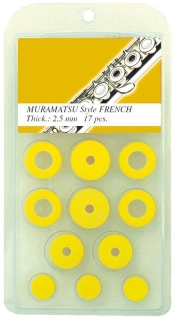 Yamaha Professional Polster-Satz für Flöte geschlossene Klappen-Modelle 5xx/6xx/7xx/8xx/9xx mit H-Fuss