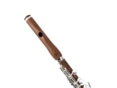 Trevor James 3TPVRH piccolo flute, mopane wood, silver-plated mechanism