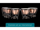 MAJESTIC timpani, Symphonic Series, 29”, copper, hammered, deep-drawn, German