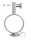 RMB 362 Marschbuchgabel-Spange mit 4-Kantaufnahme Rillenring für Klarinette