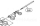 Axle screw H-key on Yamaha flute, axle screw with point (1 piece)