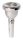 B&S ICON silver-plated mouthpiece for trombone
