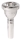 B&S ICON silver-plated mouthpiece for trombone
