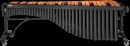 MAJESTIC MJM650DB Marimba, Concert Black Series, 5.0...