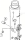 Silver-plated key guide for O.Hammerschmidt clarinet