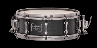MAJESTIC 14"x5", Konzert Snare, Concert Black Series, Ahorn, schwarz verchromt