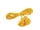 Instrumenten- bzw. Tambour-Schnur Gelbgold